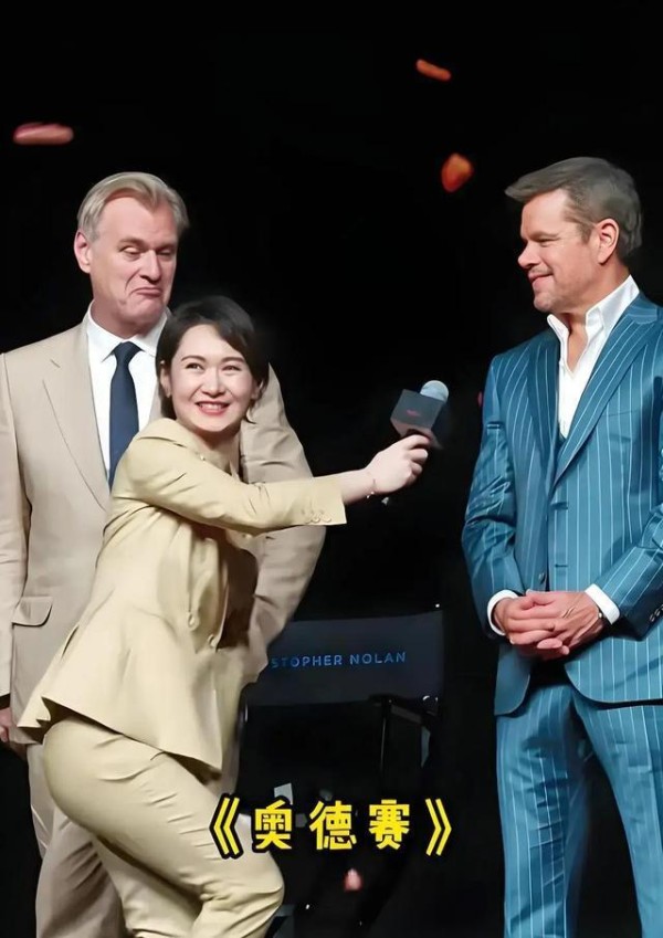 陈璇半蹲采访诺兰惹争议，杨澜反应说明一切！