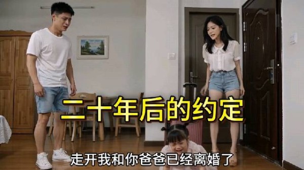 爸爸与女儿二十年后的约定，看哭了