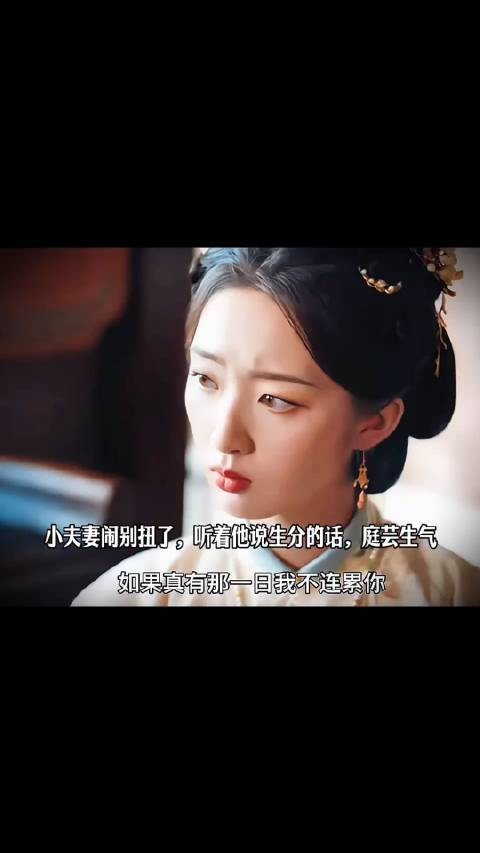 小夫妻闹别扭了，庭芸劝赵凌不要做孤臣，要给自己留退路，赵凌却说着生分的话
