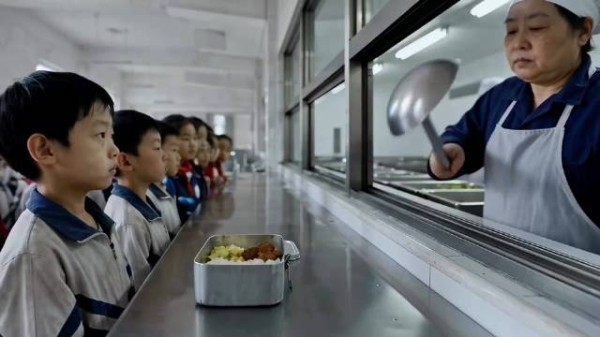 古有孔融让梨 今有儿食剩骨 正餐奉母