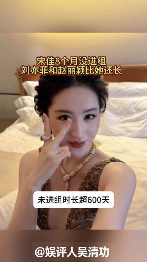 宋佳8个月没进组，刘亦菲和赵丽颖比她还长
