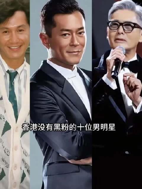 香港没有黑粉的十位男明星,你最喜欢哪一位呢?
