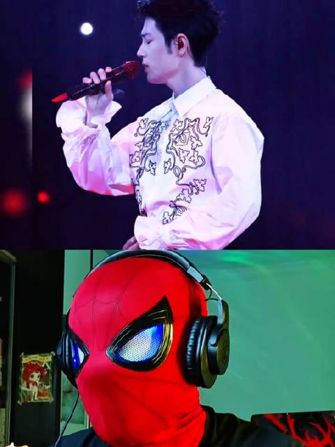 肖战穿那英官周衣服亮相北京<a target=