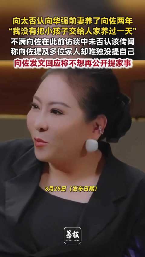 向佐喊话向太不想再提家事向太说不会内耗轮到向佐内耗了