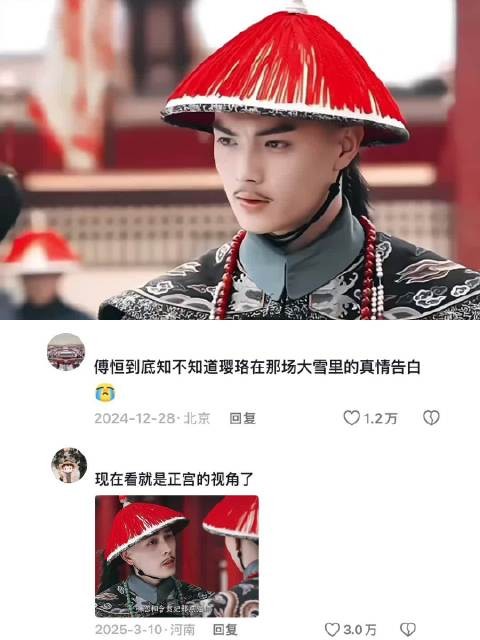 那场大雪,魏璎珞走遍东西六宫,也不愿否认自己爱过傅恒