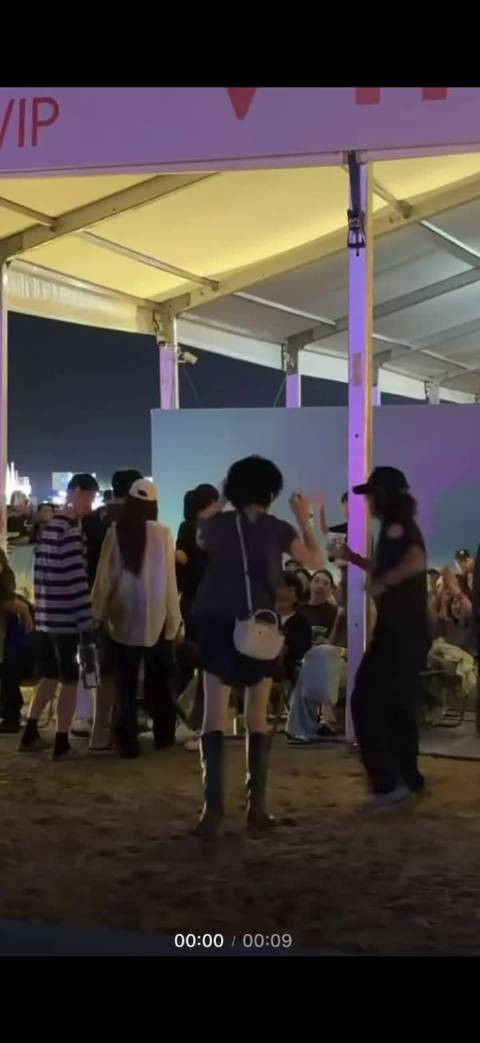 音乐节上跳舞的王菲,退休生活太幸福了