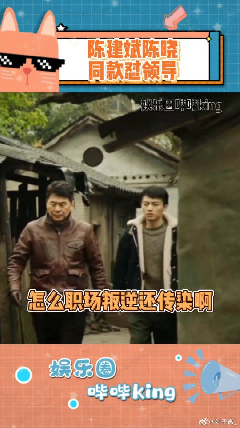 老卫做师傅教的第一件事:狠狠怼领导!陈建斌陈晓师徒同款怼领导 微博VC计划