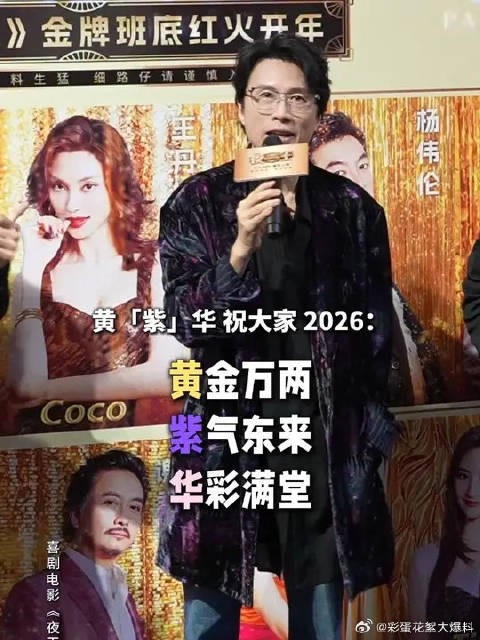 黄子华穿紫色就等于黄紫华?