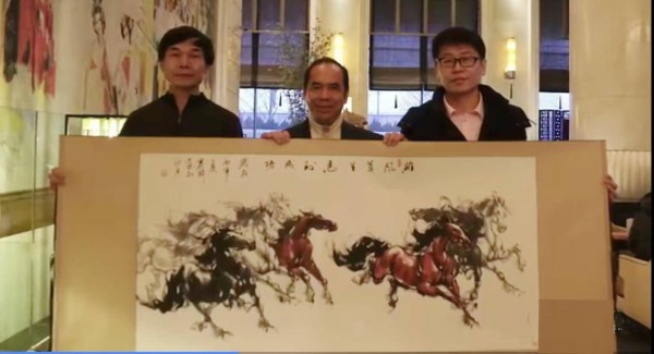 笔墨驰骏马 丹青载誉藏|李岩耕多幅国画佳作被各界收藏