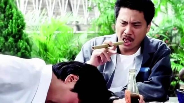 《逃学威龙》这段戏，吴孟达开拍前一直担心观众不买账