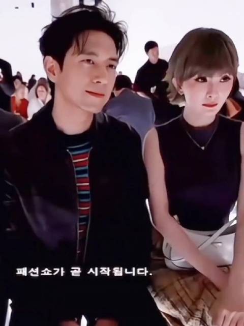 杨幂和李现米兰时装周同框，这两个人也很有cp感啊！啥时候合作一部剧呢