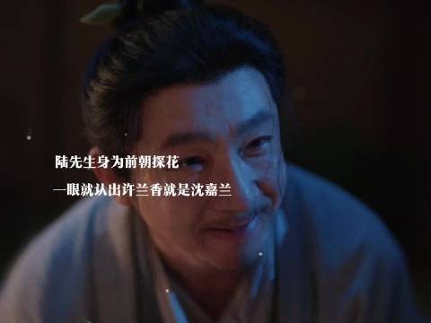 陆先生揭开了兰香沈家嫡女的真实身份