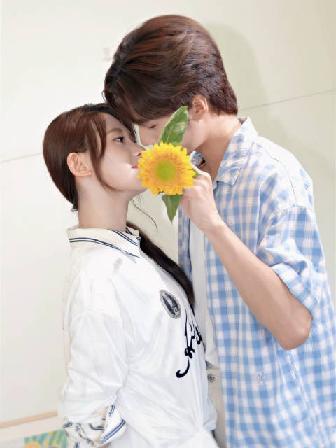 向日葵会永远朝向小太阳,小太阳也永远照耀着向日葵