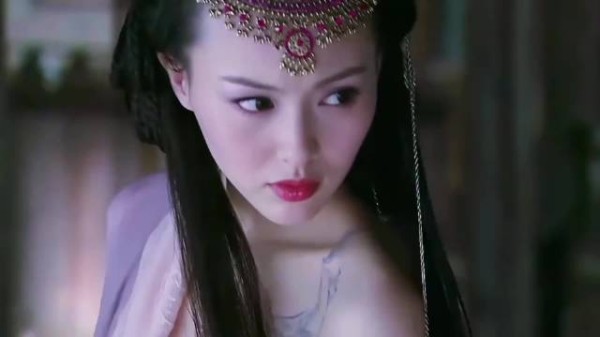 唐嫣演的紫萱一出场惊艳观众