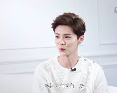 鹿晗早期采访清唱唯一，去年与力宏哥合作成真