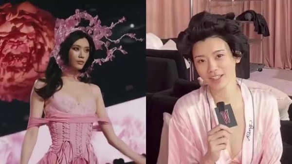 奚梦瑶时隔八年重登维密T台，最期待的是女儿说一句：妈妈很漂亮