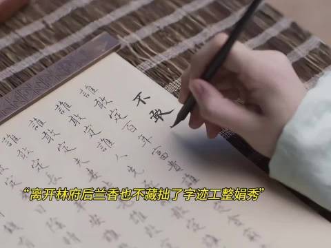 兰香离开林府不再藏拙，初展本事引人人夸赞