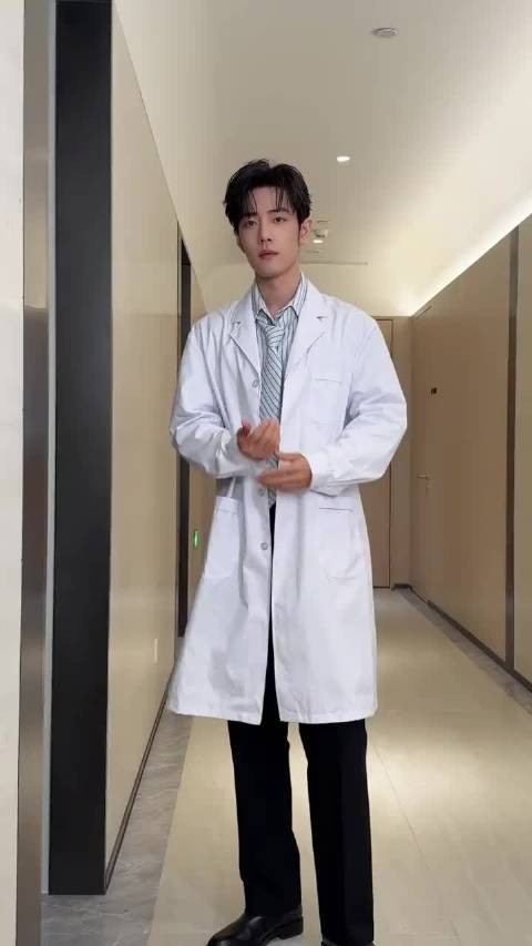 肖战听诊器伸过来的时候 我真的心悸了一下