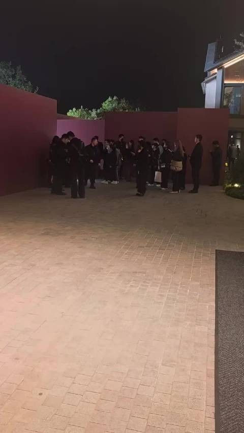 赵露思走完红毯后被冻的握起了小拳头