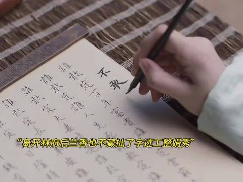 兰香如故处处都是细节