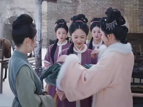 兰香想的好周到啊，三片金叶子贴身穿，比直接拿着五百两安全多了 兰香如故