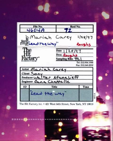女神Mariah Carey 2001年《glitter》专辑25周年曲目